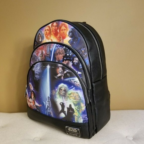 Loungefly Star Wars Original Trilogy Backpack NEW main image 5